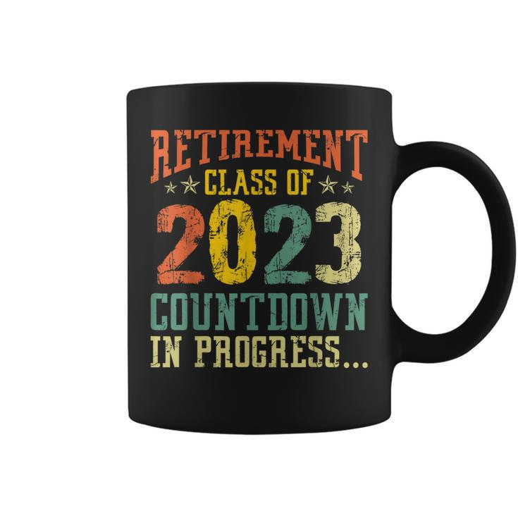Retirement Class Of 2023 Countdown In Progress Teacher Gifts Coffee Mug