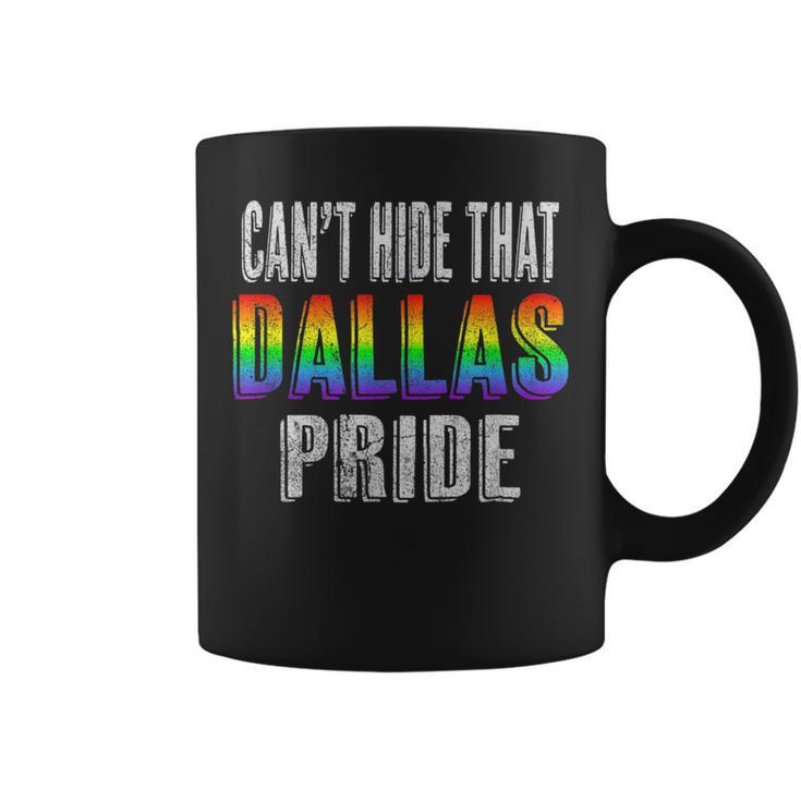 Retro 70S 80S Style Cant Hide That Dallas Gay Pride  Coffee Mug