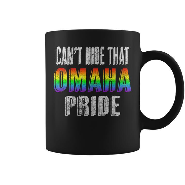 Retro 70S 80S Style Cant Hide That Omaha Gay Pride   Coffee Mug