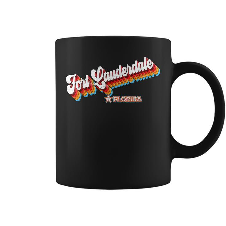 Retro 80S Fort Lauderdale Florida Fl  Coffee Mug
