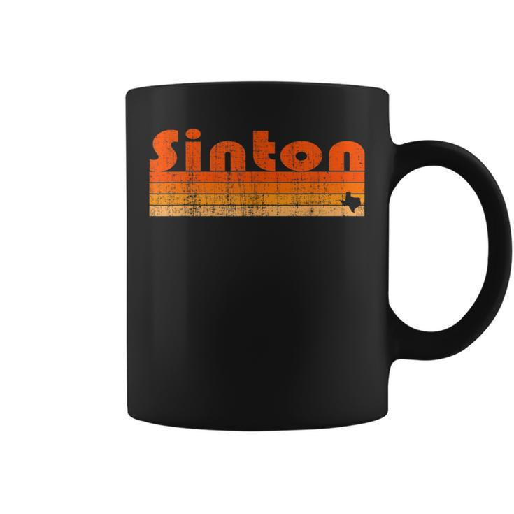 Retro 80S Style Sinton Tx Coffee Mug