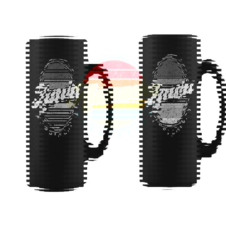 Retro Alamucha Home State Cool 70S Style Sunset Coffee Mug