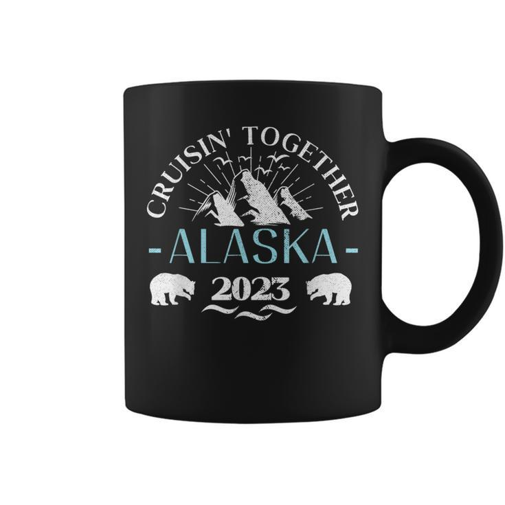 Retro Alaska Cruise 2023 Family Cruise 2023 Family Matching  Coffee Mug