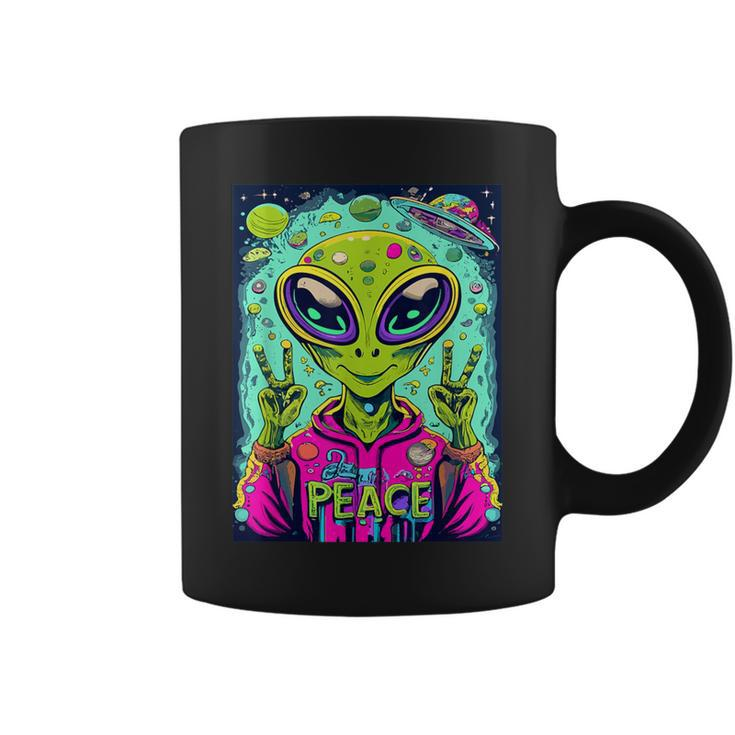 Retro Alien Lover Ufo Abduction Team Alien Coffee Mug
