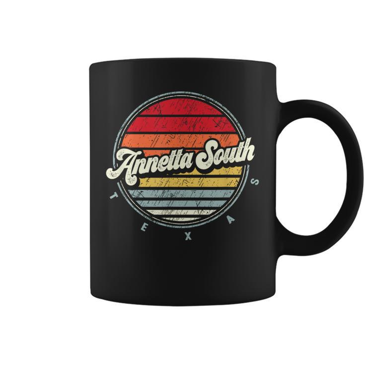 Retro Annetta South Home State Cool 70S Style Sunset Coffee Mug