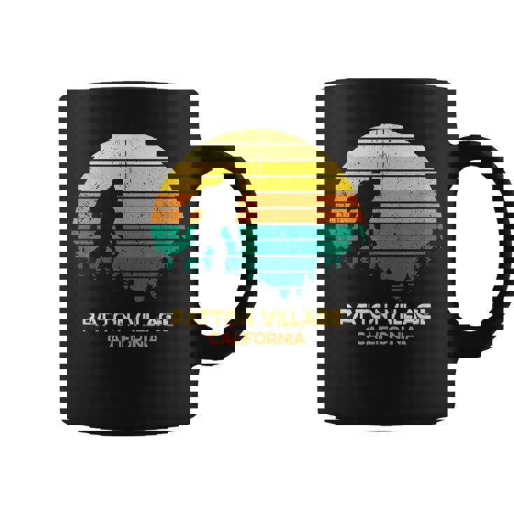 Retro Bayou Patton Village California Bigfoot Souvenir Coffee Mug