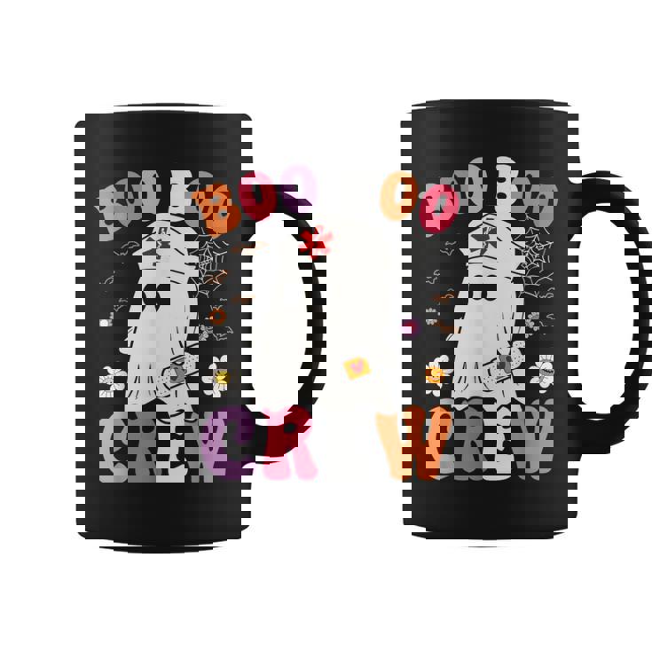 Retro Boo Boo Crew Nurse Ghost Halloween Nurse Coffee Mug