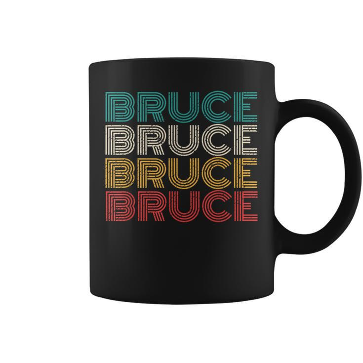 Retro Bruce Vintage Distressed Style Coffee Mug