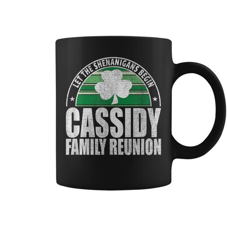 Retro Cassidy Family Reunion Irish Coffee Mug