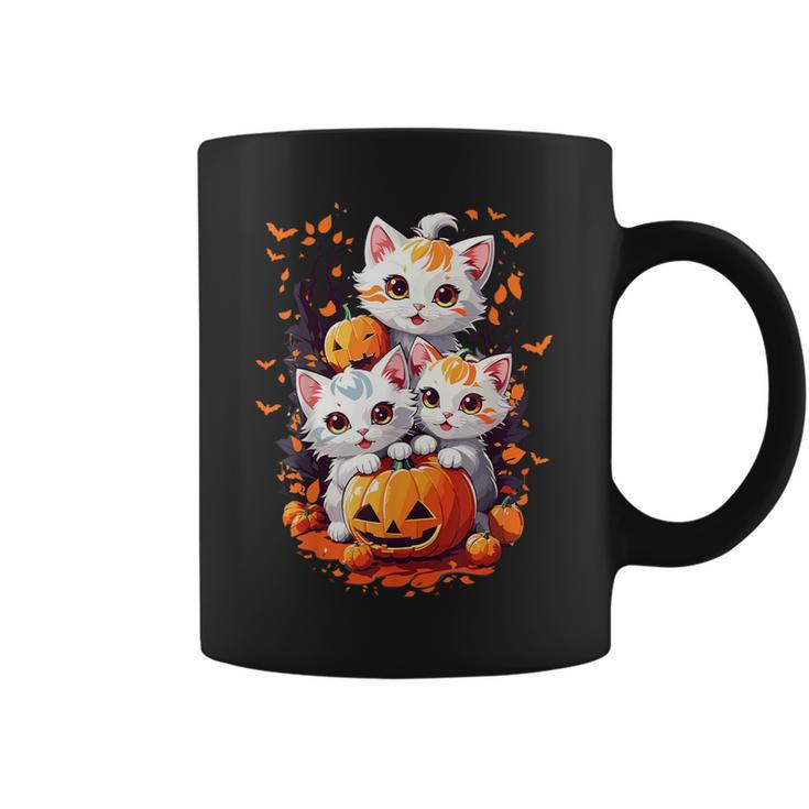 Retro Cute Cat Halloween Season Costume Night Party Coffee Mug