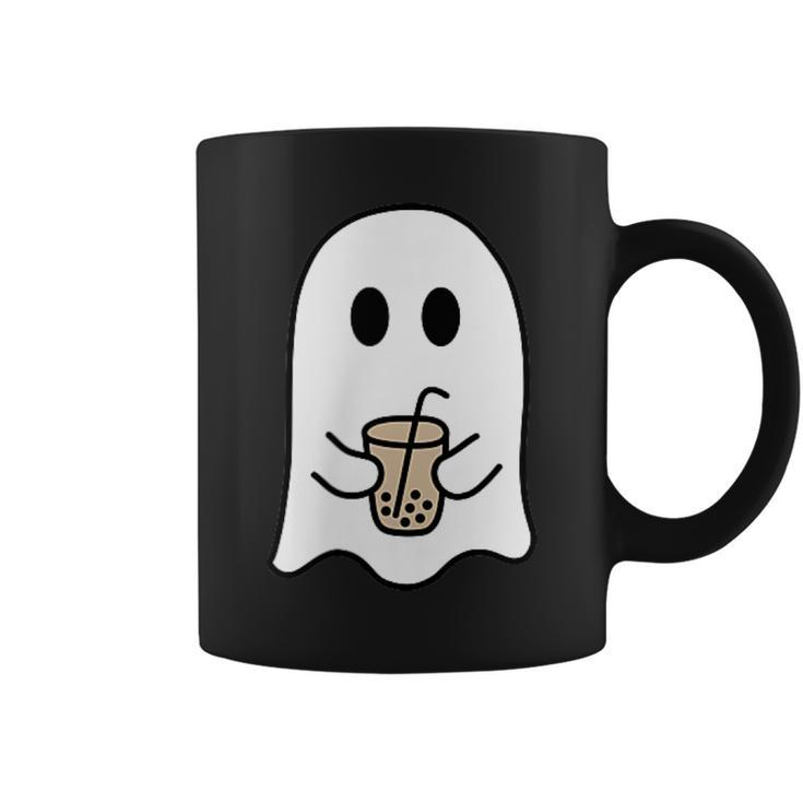 Retro Cute Little Ghost Ice Coffee Boo Happy Halloween Coffee Mug