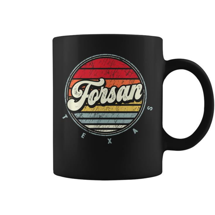 Retro Forsan Home State Cool 70S Style Sunset Coffee Mug