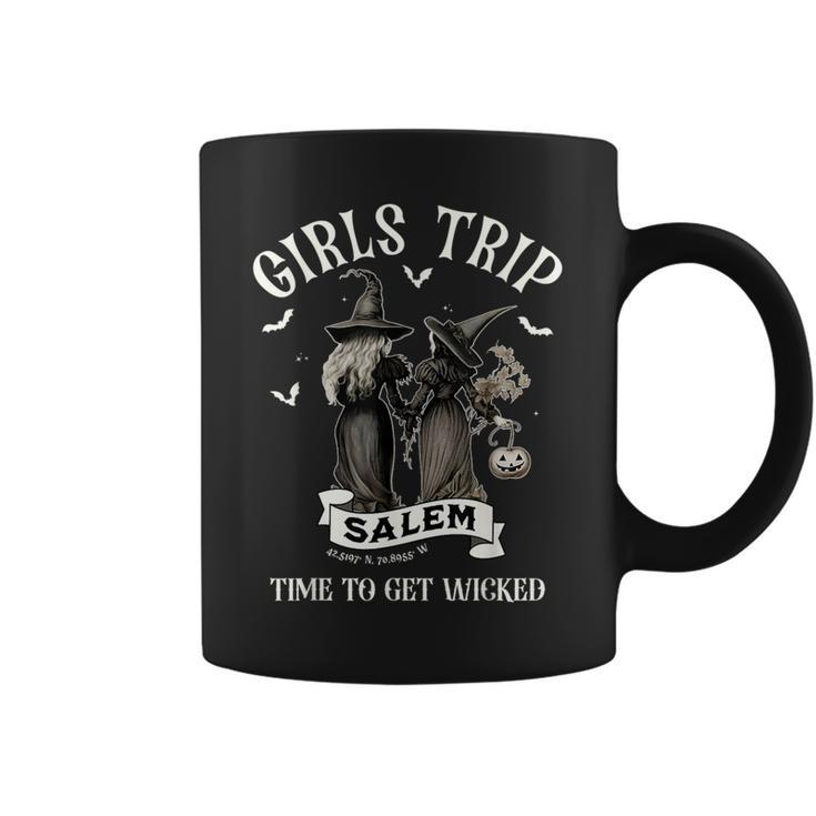 Retro Girls Trip Salem Time To Get Witch Halloween Coffee Mug