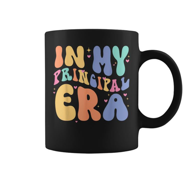 Retro Groovy In My Principal Era Back To School Teacher Coffee Mug