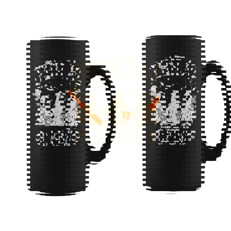 Retro Halloween Dental Crew Boo Th Dentist Hygiene Coffee Mug