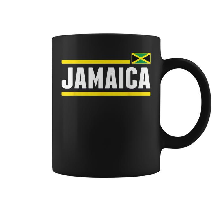 Retro Jamaica Flag Vintage Jamaican Men Souvenir  Coffee Mug
