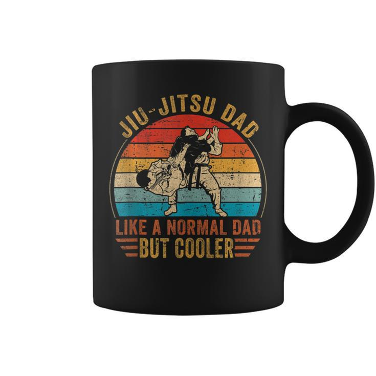 Retro Jiu Jitsu Dad  Bjj Men Fathers Day Vintage  Coffee Mug