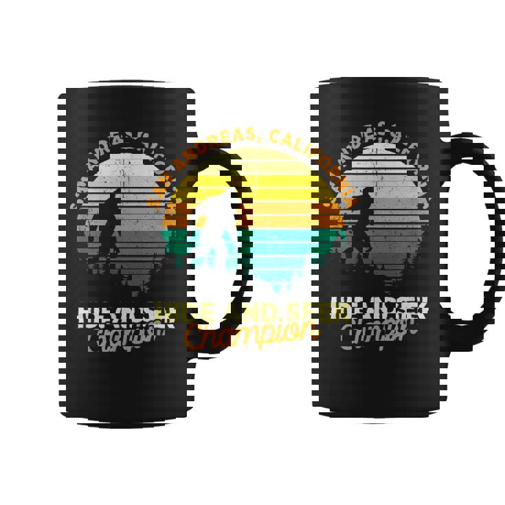Retro San Andreas California Big Foot Souvenir Coffee Mug