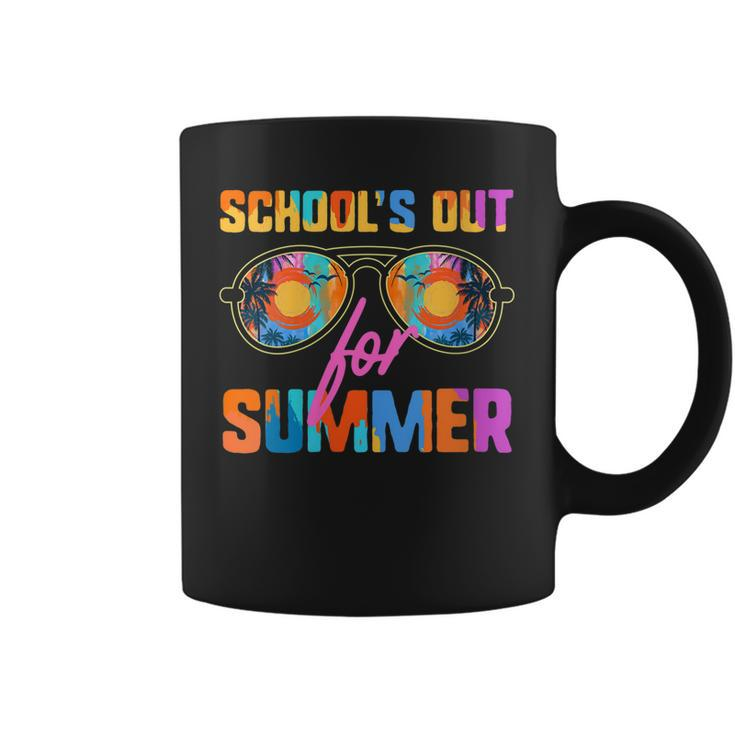 Retro Schools Out For Summer Students Teachers Vacation Coffee Mug