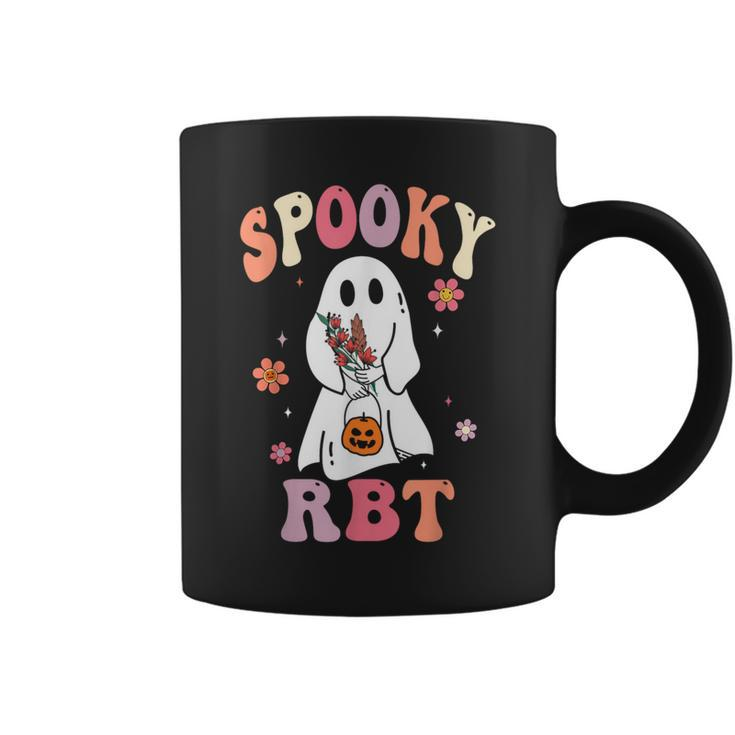 Retro Spooky Rbt Behavior Technician Halloween Rbt Therapist Coffee Mug