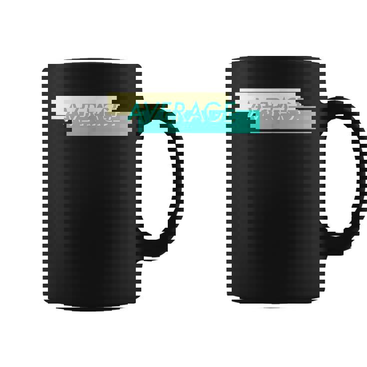 Retro Vaporwave Cloud Rap With 'Average' Breastprint Coffee Mug
