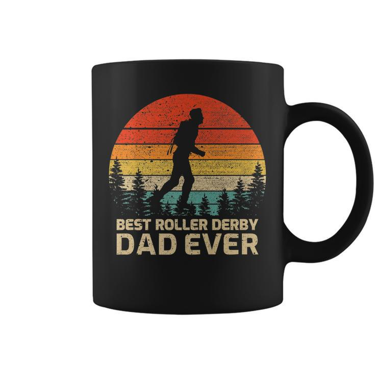 Retro Vintage Best Roller Derby Dad Ever Fathers Day   Gift For Mens Gift For Women Coffee Mug