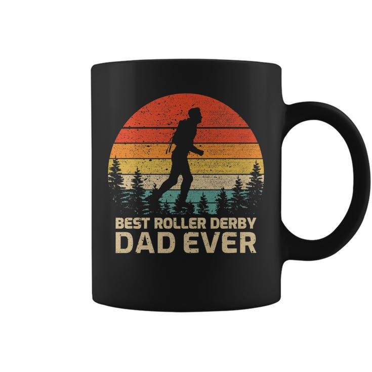 Retro Vintage Best Roller Derby Dad Ever Fathers Day   Gift For Women Coffee Mug