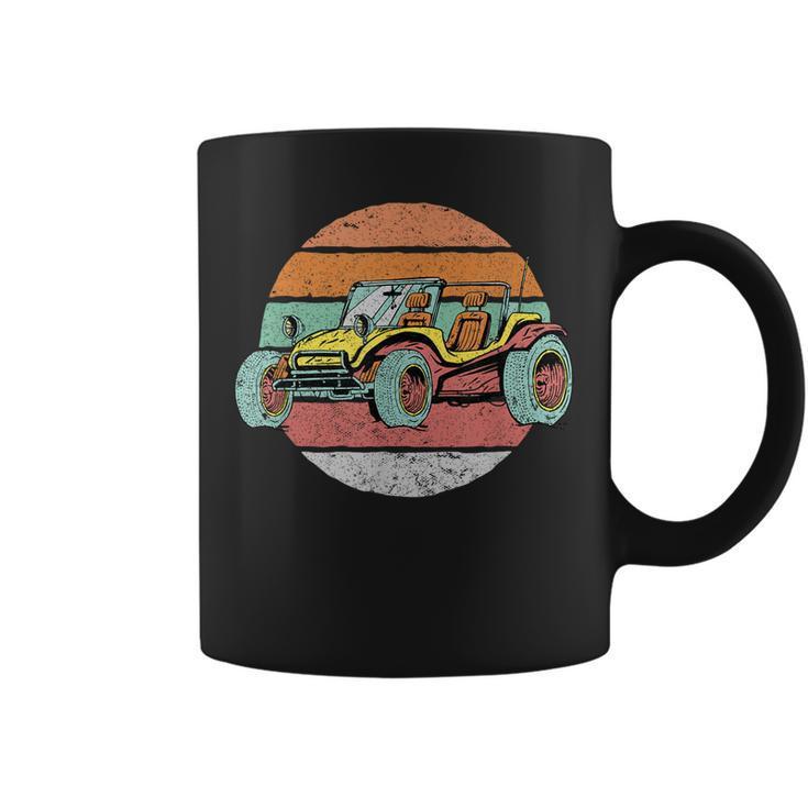 Retro Vintage Dune Buggy Off Road Course  Coffee Mug