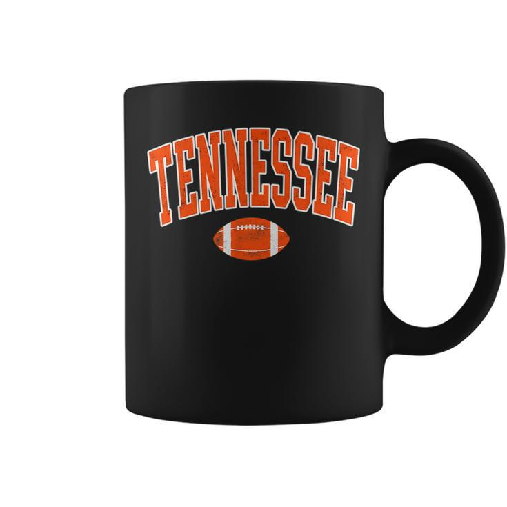 Retro Vintage Tennessee State Football Distressed Coffee Mug