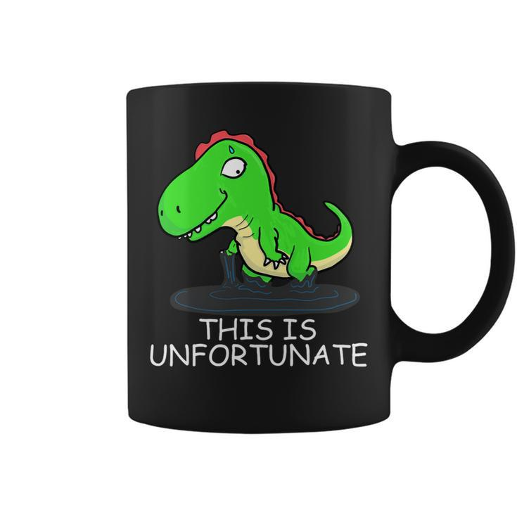 Rex Stuck In Tar Pit This Is Unfortunate Day For Dinosaur Coffee Mug