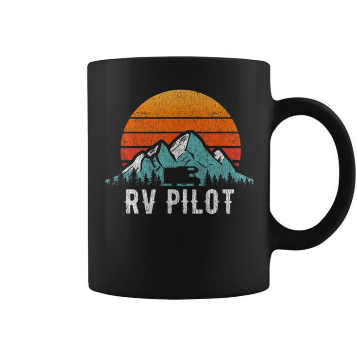 Rv Pilot Motorhome Travel Stuff Rv Vacation Retro Rv Pilot  Coffee Mug
