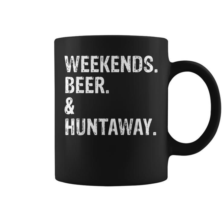 Weekends Beer And Huntaway New Zealand Huntaway Dog Coffee Mug