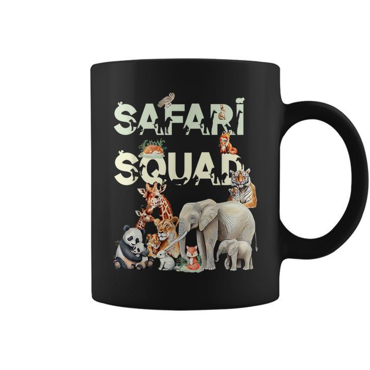 Safari Squad Animals Funny Zoo Animal Lovers Funny Safari  Coffee Mug