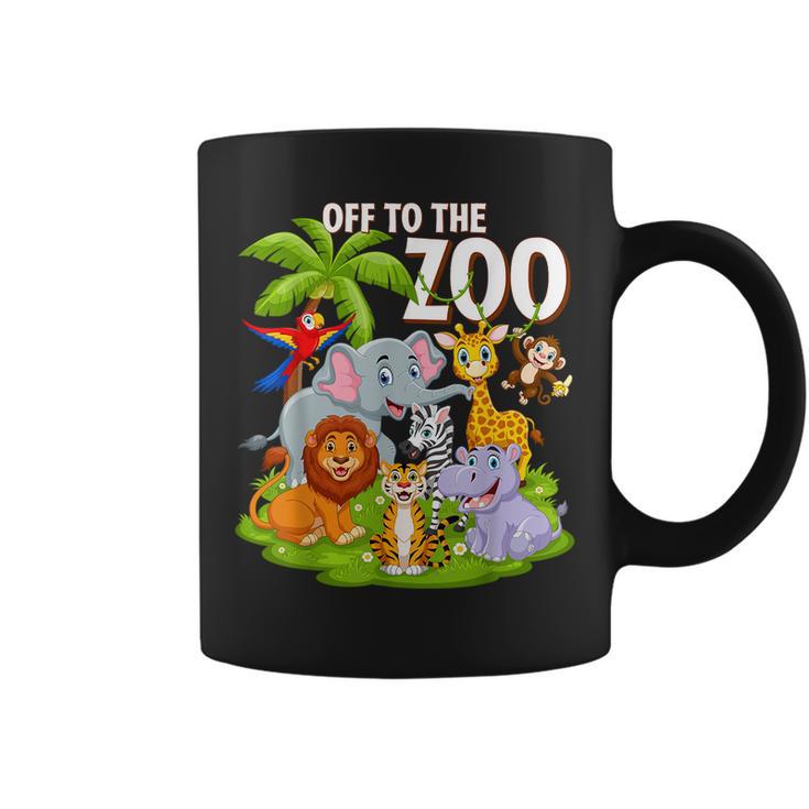 Safari Zoo Birthday Party Wild Zoo Animals Teacher Toddlers Coffee Mug