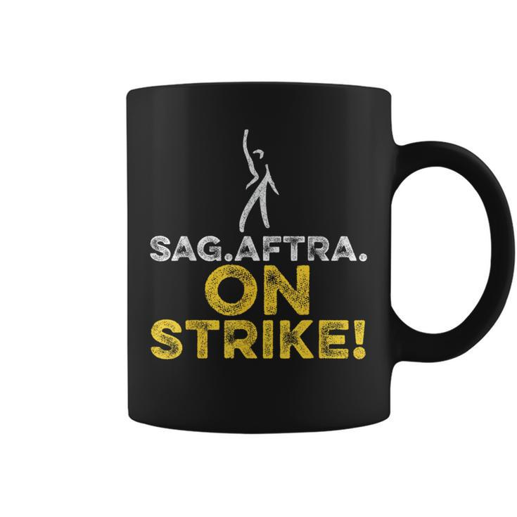 Sag-Aftra On Strike Strong Vintage Coffee Mug