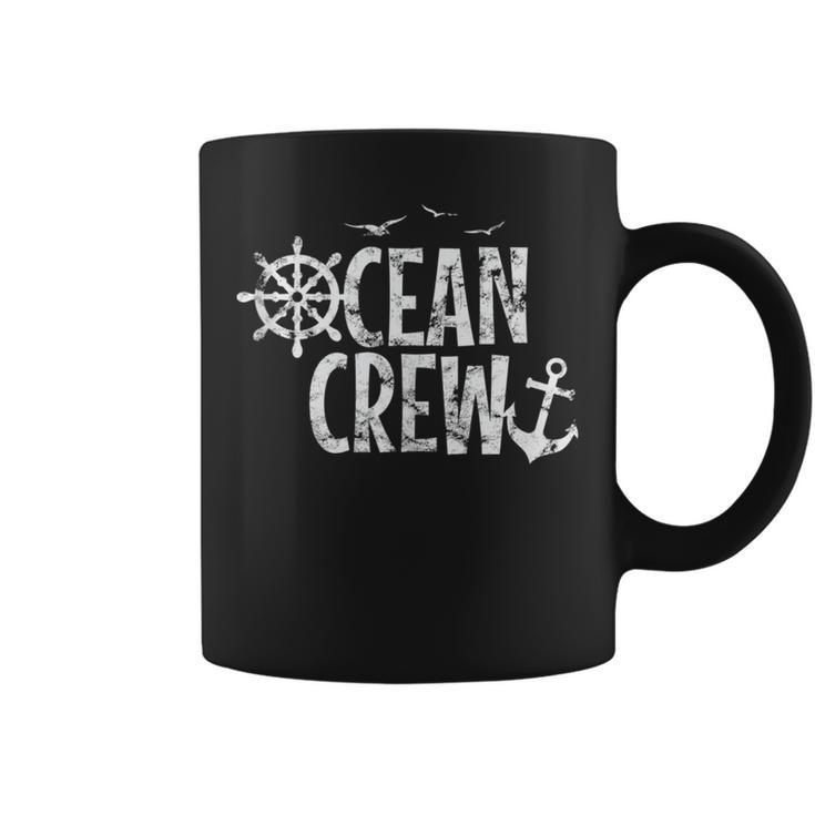 Sailing Anchor Sring Wheel Captain Boat Maritime Ocean  Coffee Mug