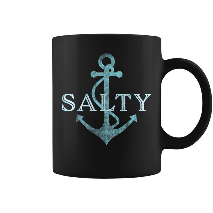 Salty Sailor Nautical Anchor  Coffee Mug