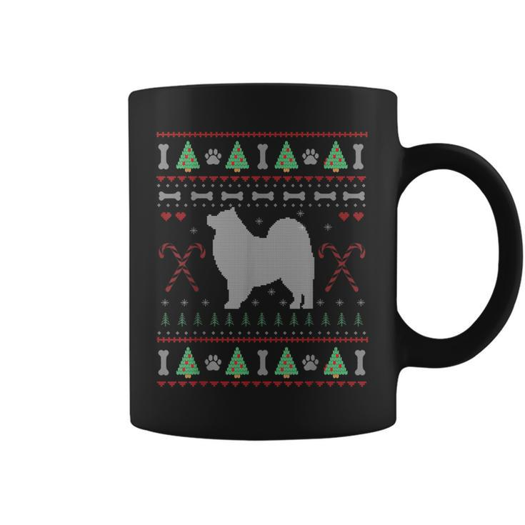 Samoyed Ugly Sweater Christmas Dog Lover Coffee Mug