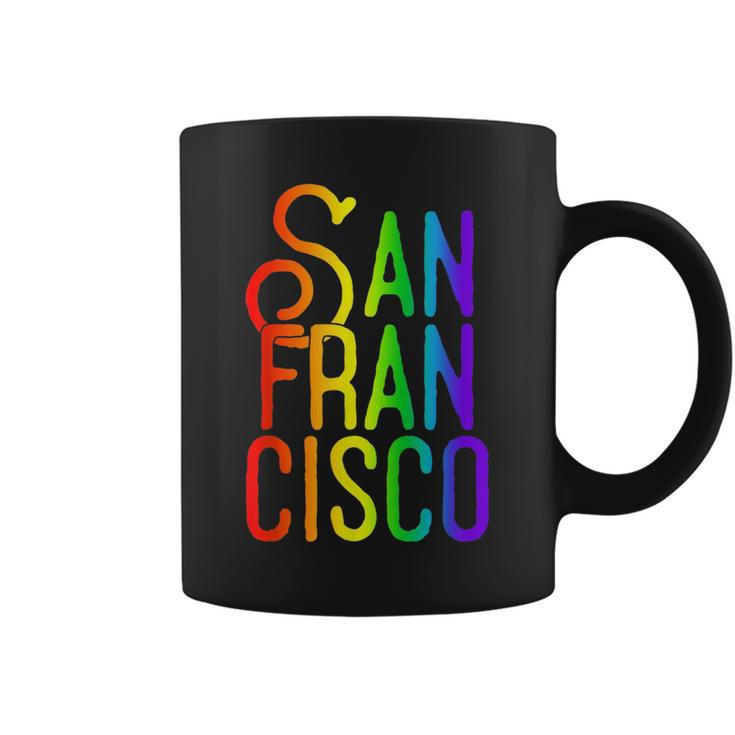 San Francisco California Gay Pride Lgbt Flag Rainbow  Coffee Mug