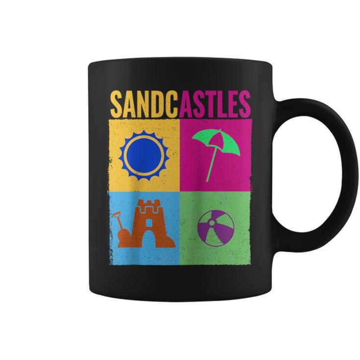 Sandcastles Builder Colerful Building Sandcastles Coffee Mug