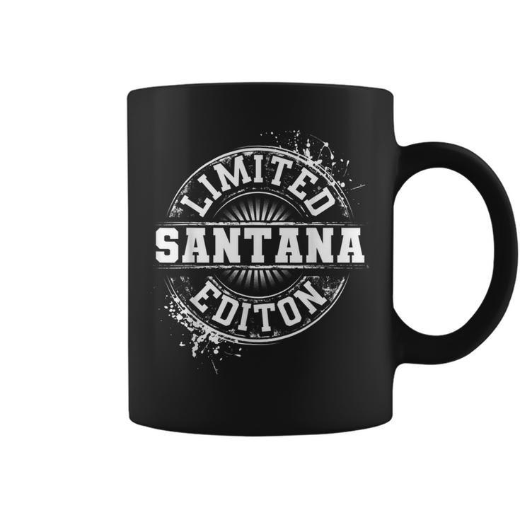Santana Funny Surname Family Tree Birthday Reunion Gift Idea Coffee Mug