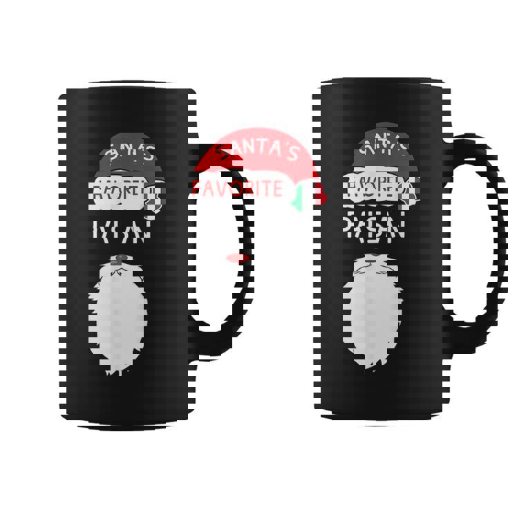 Santas Favorite Paisan Funny Italian Pride Christmas Coffee Mug