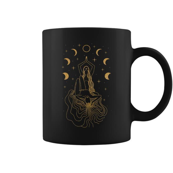 Sapphic Lesbian Pride Celestial Moon Goddess Witch Lgbt  Coffee Mug