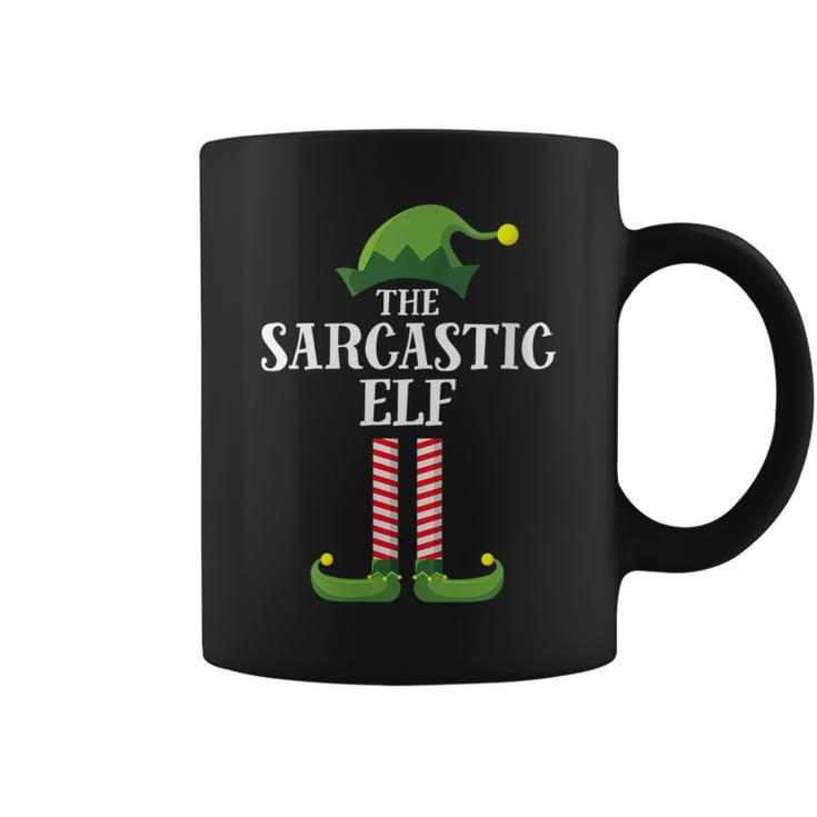 Sarcastic Elf Matching Family Group Christmas Party Coffee Mug