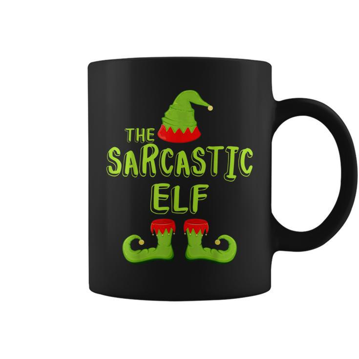 The Sarcastic Elf Matching Group Christmas Costume Coffee Mug