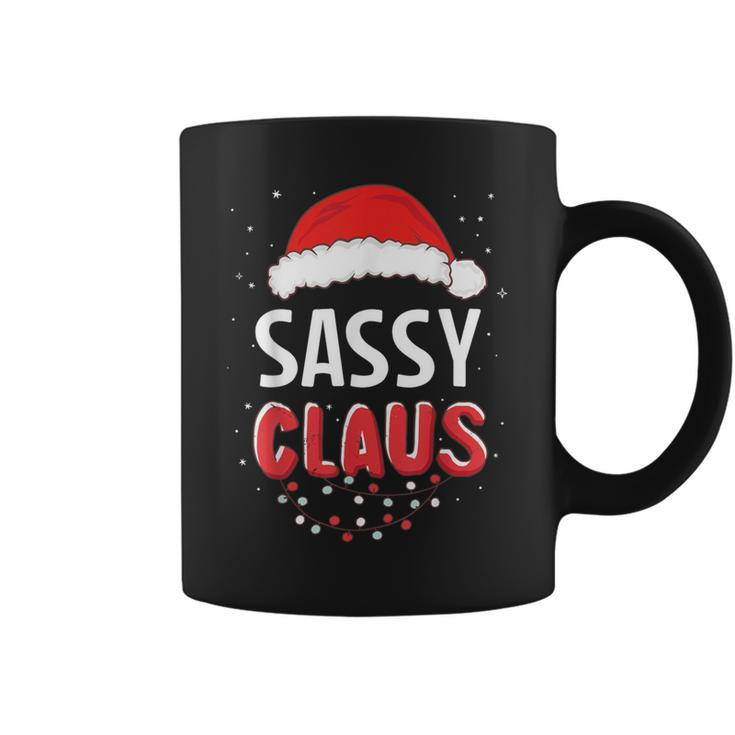 Sassy Santa Claus Christmas Matching Costume Coffee Mug