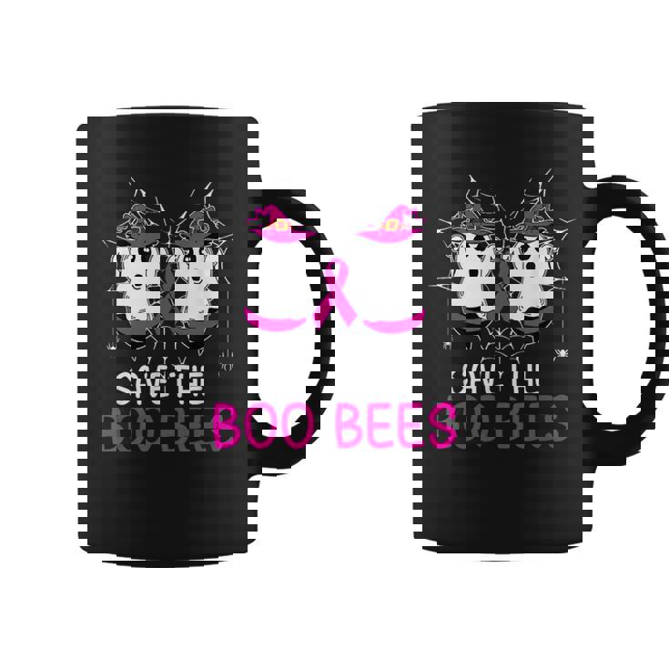 Save The Boobees Boo Bees Ribbon Breast Cancer Halloween Coffee Mug