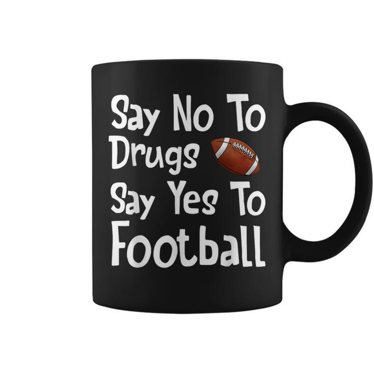 Say No To Drugs Say Yes To Football Red Ribbon Week Coffee Mug