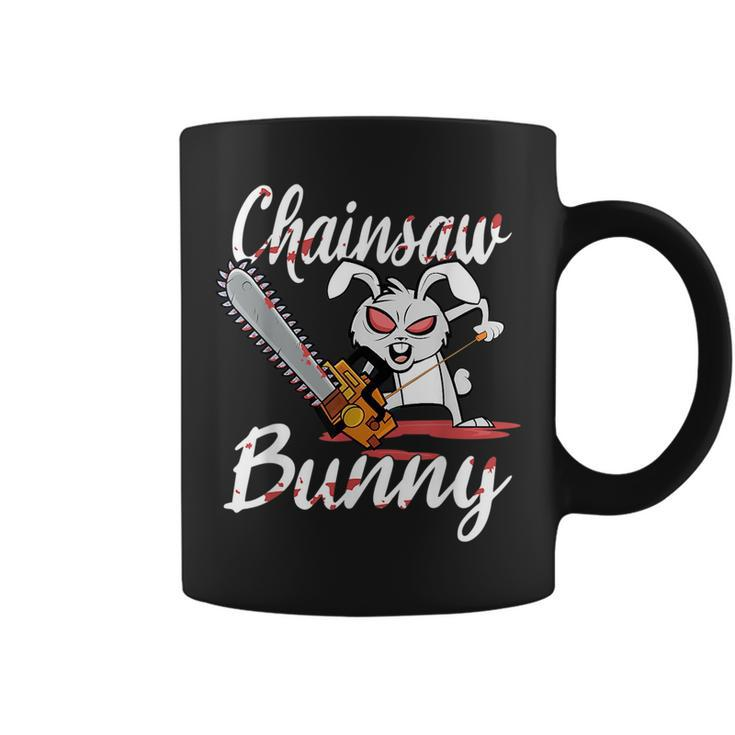Scary Chainsaw Bunny Halloween Horror Movie Fan Nightmare  Coffee Mug