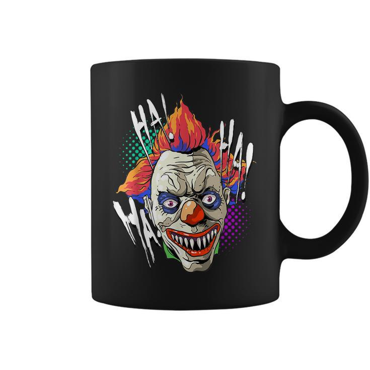 Scary Creepy Clown Laugh Horror Halloween Kids Men Costume Halloween Coffee Mug